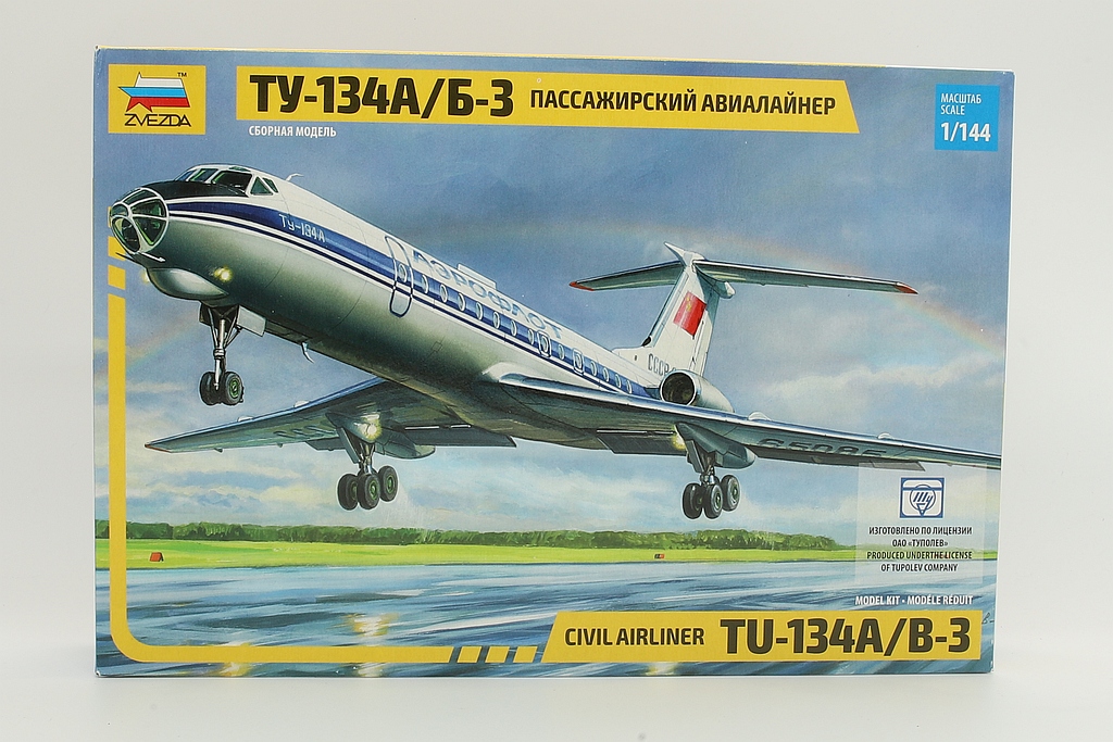 Zvezda ZV7007 Civil airliner Tu-134A/B-3