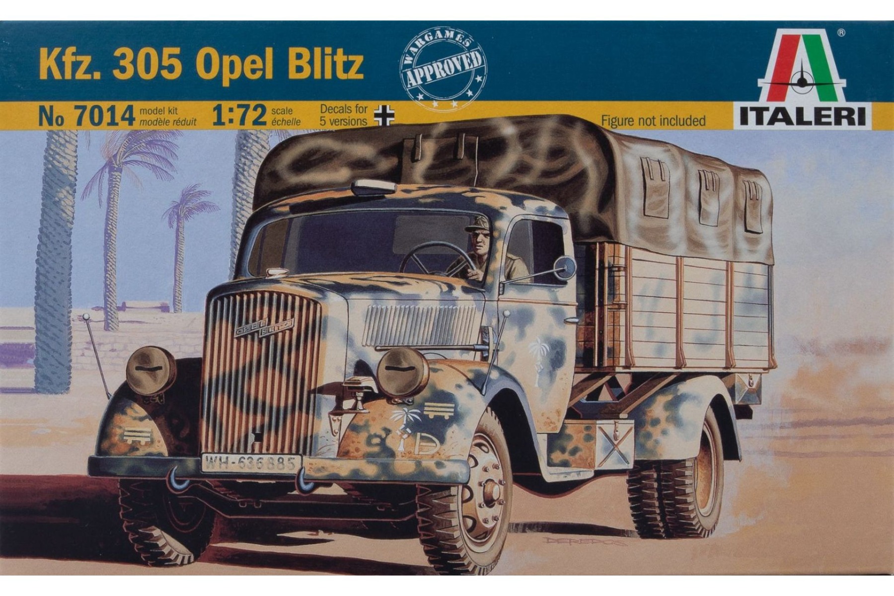 Italeri IT7014 Kfz. 305 Opel Blitz truck, model kit