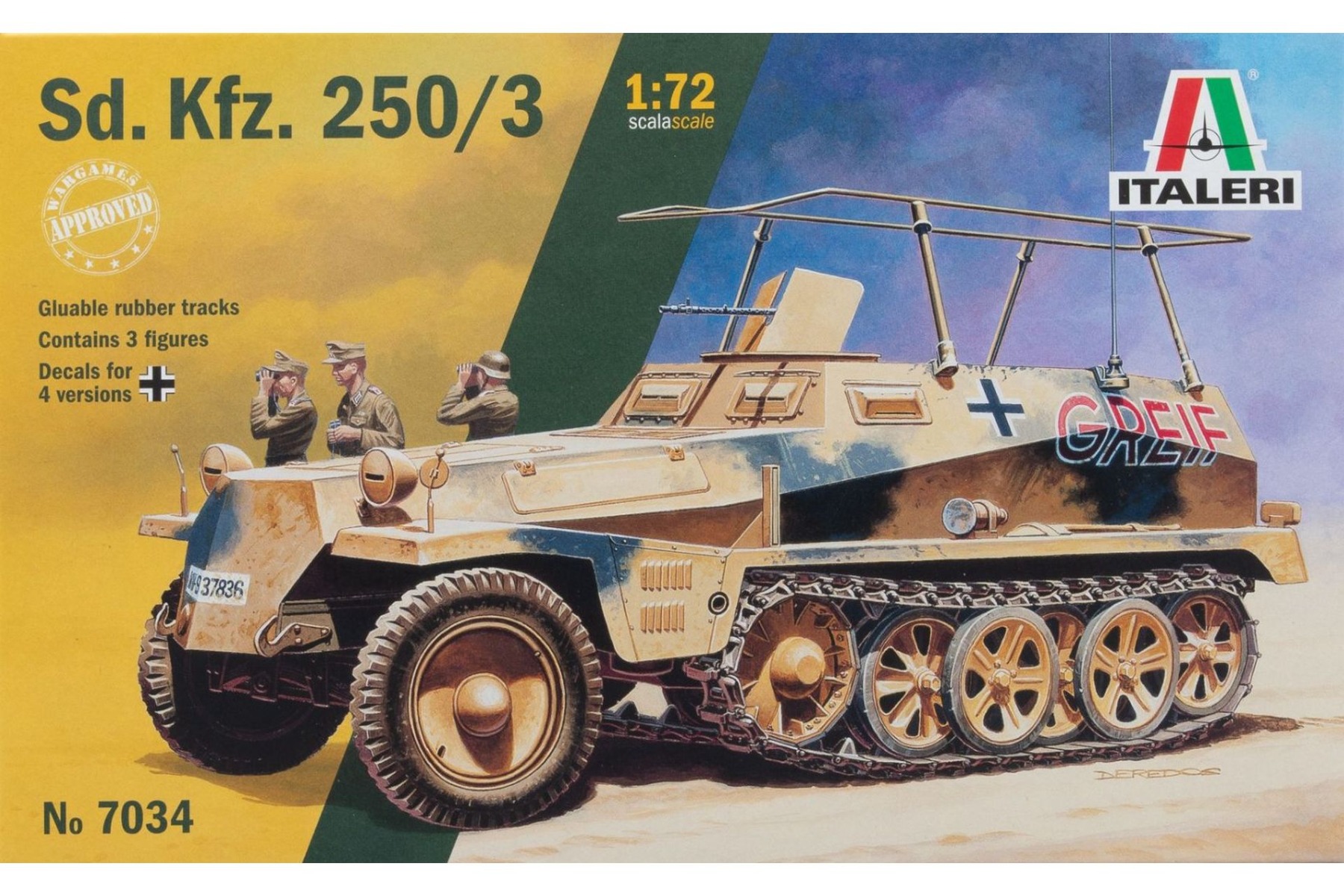 Italeri IT7034 Half-track Sd.Kfz. 250/3, model kit