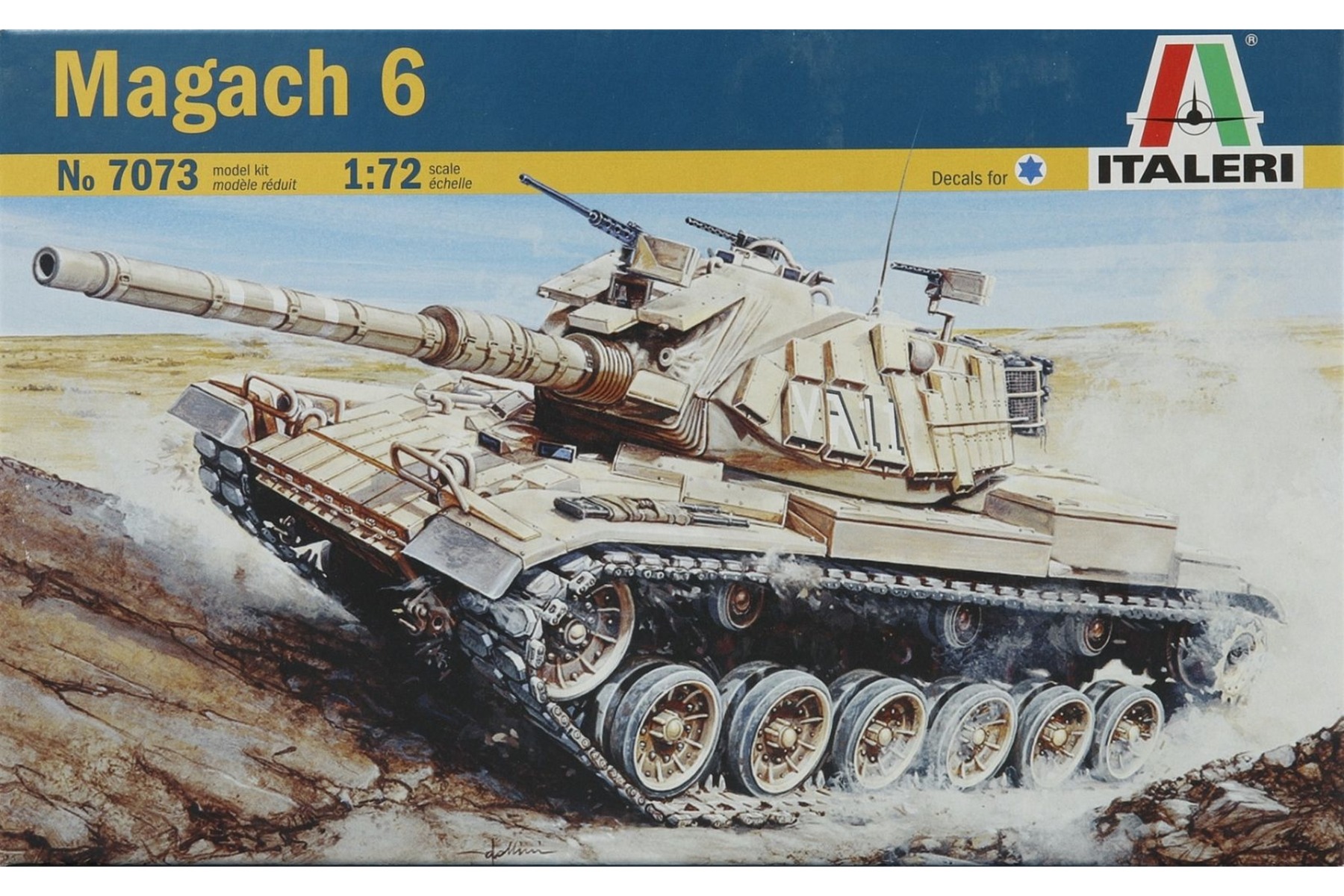 Italeri IT7073 M-60, Magach 6, model kit