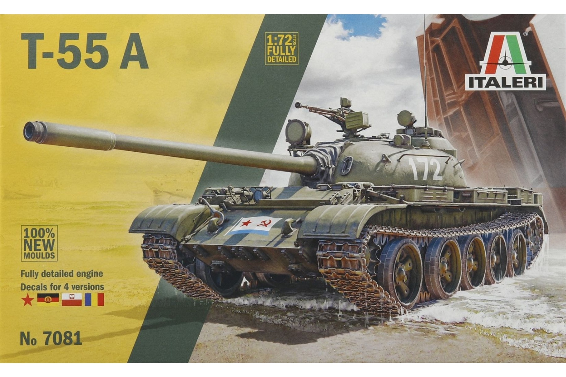 Italeri IT7081 T-55 A Medium Battle Tank, model kit