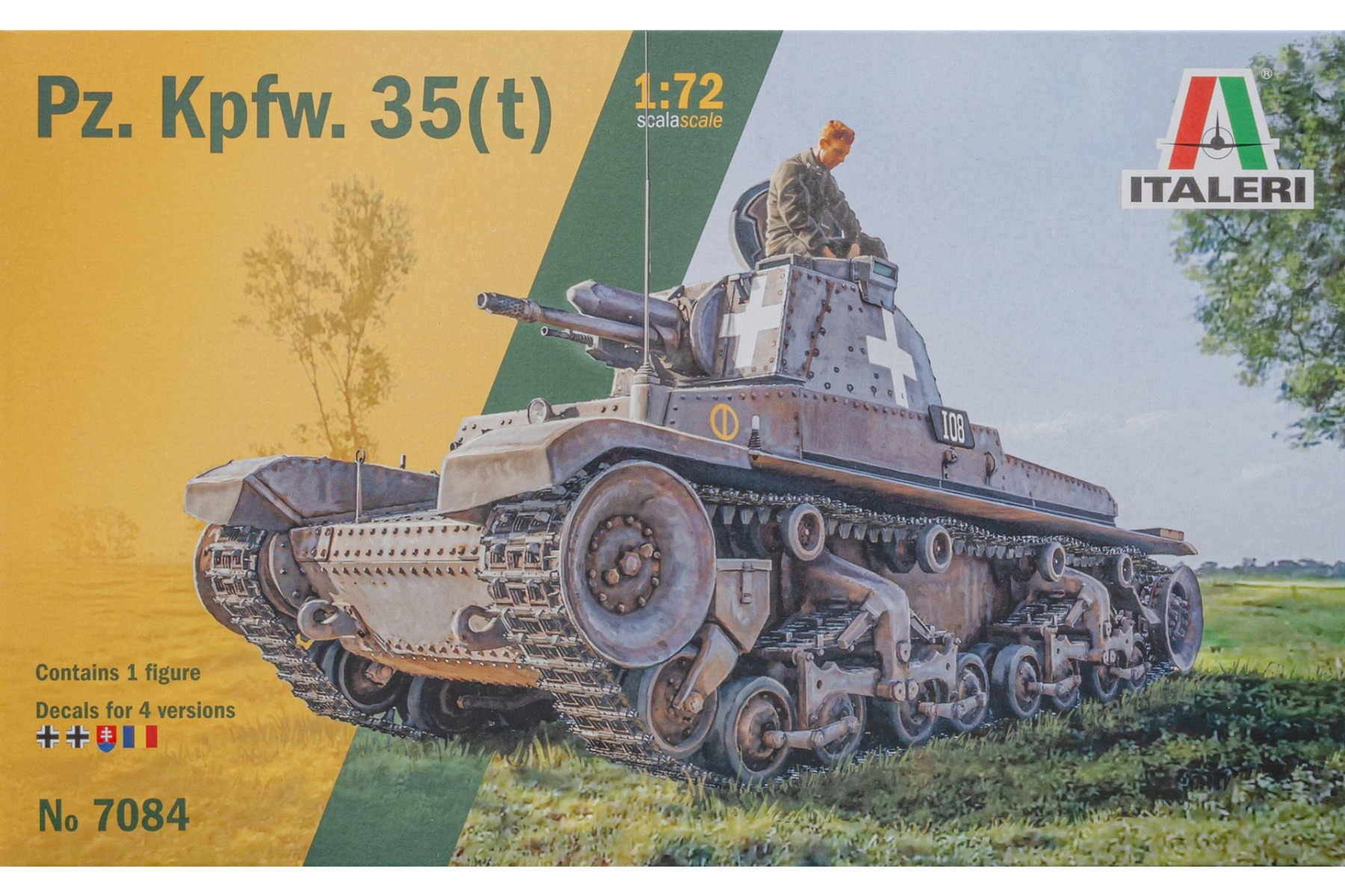 Italeri IT7084 Pz.Kpfw. 35(t), model kit