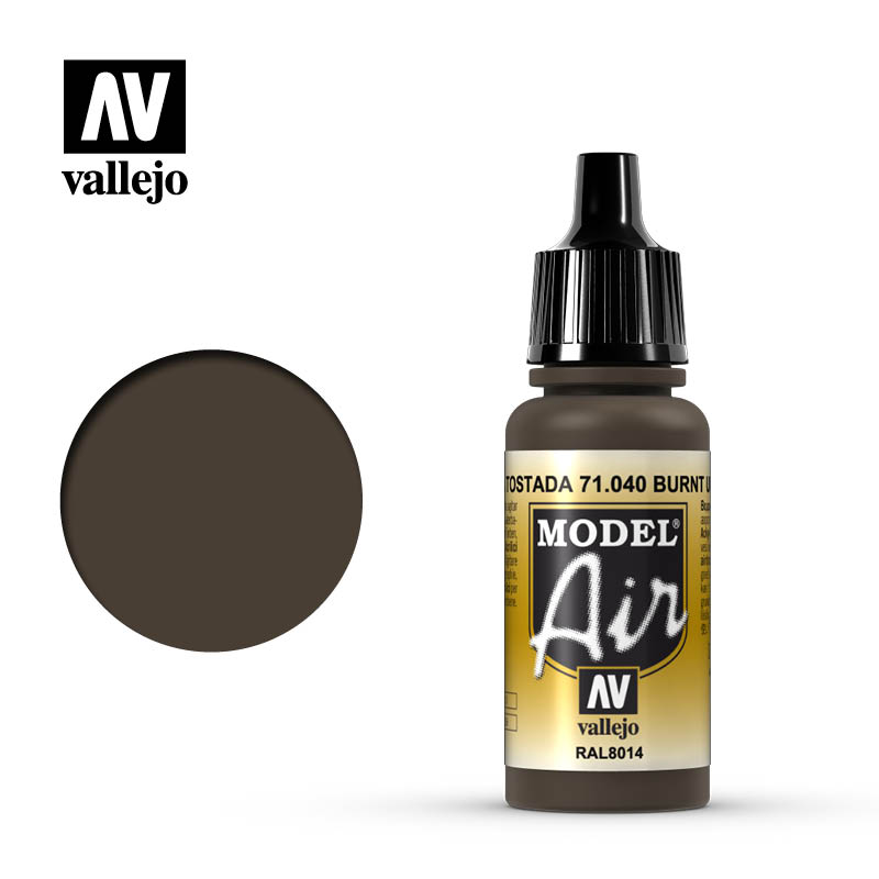 Burnt Umber 17ml Vallejo Model Air 71040