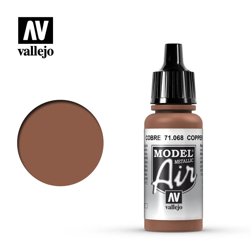 Copper (Metallic) 17ml Vallejo Model Air 71068