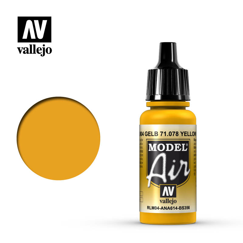 Yellow RLM04 17ml Vallejo Model Air 71078