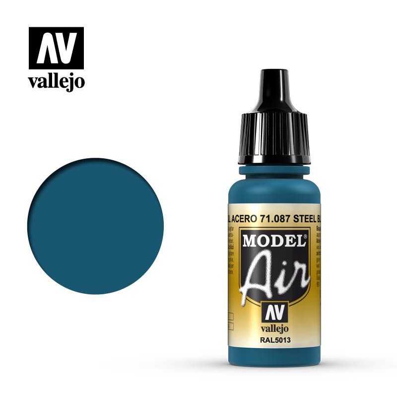 Steel Blue 17ml Vallejo Model Air 71087