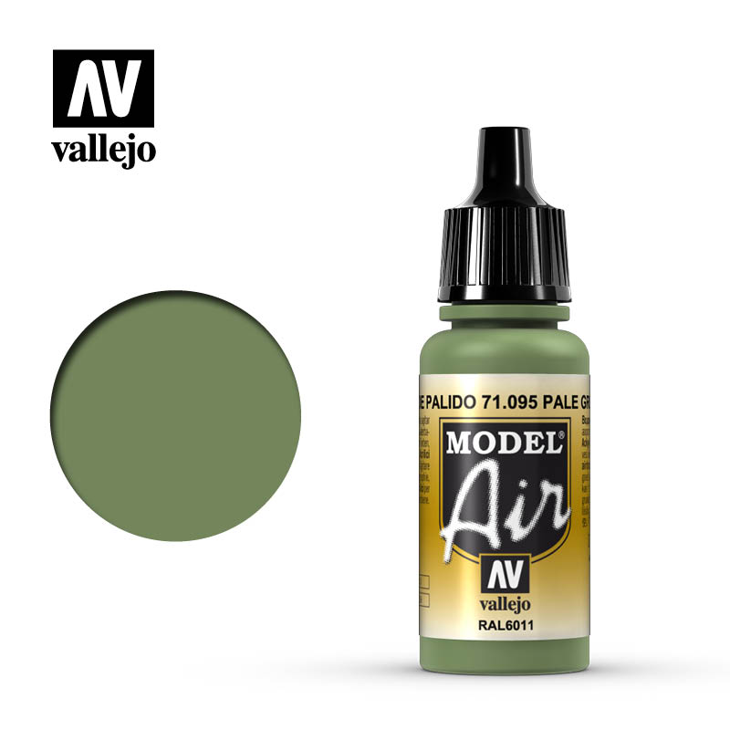 Pale Green 17ml Vallejo Model Air 71095