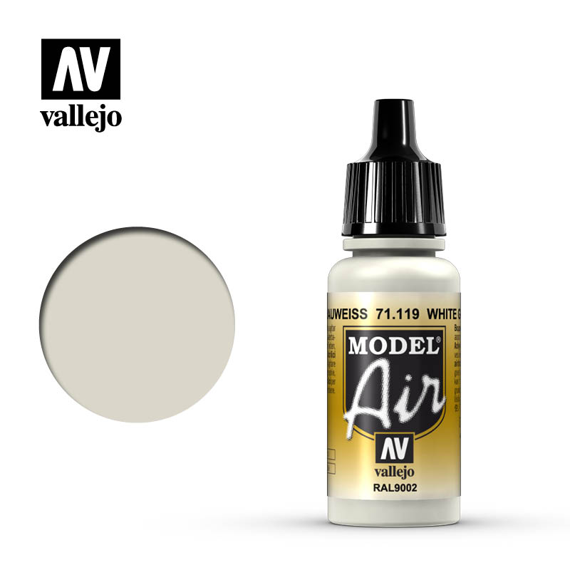 White Grey 17ml Vallejo Model Air 71119