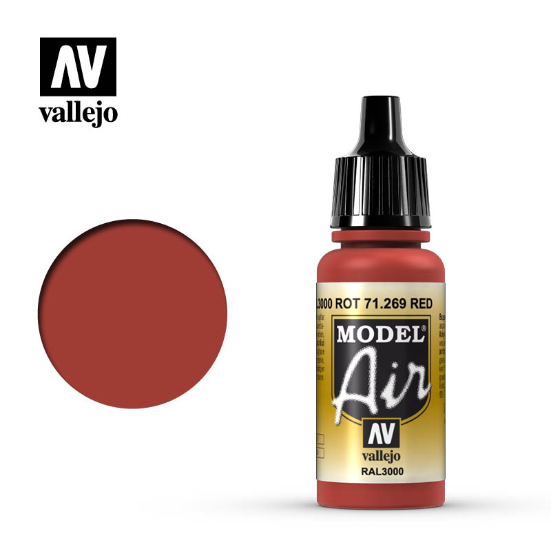 Red 17ml Vallejo Model Air 71269