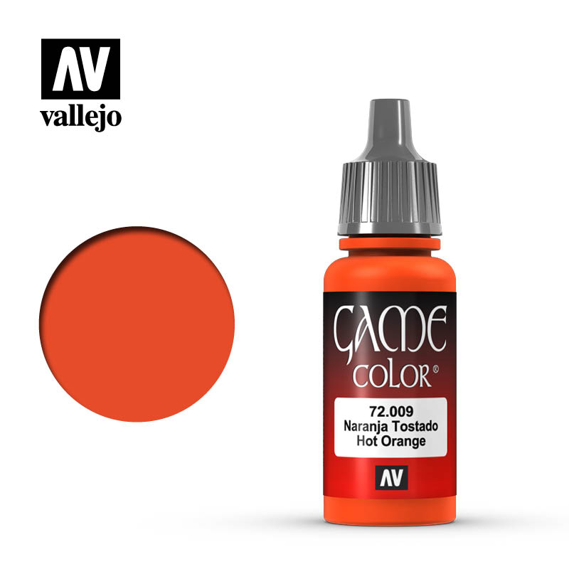 Hot Orange 18ml Vallejo Game Color 72009