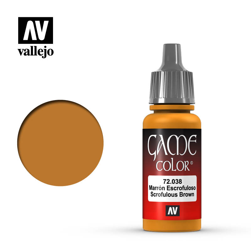 Scrofulous Brown 18ml Vallejo Game Color 72038