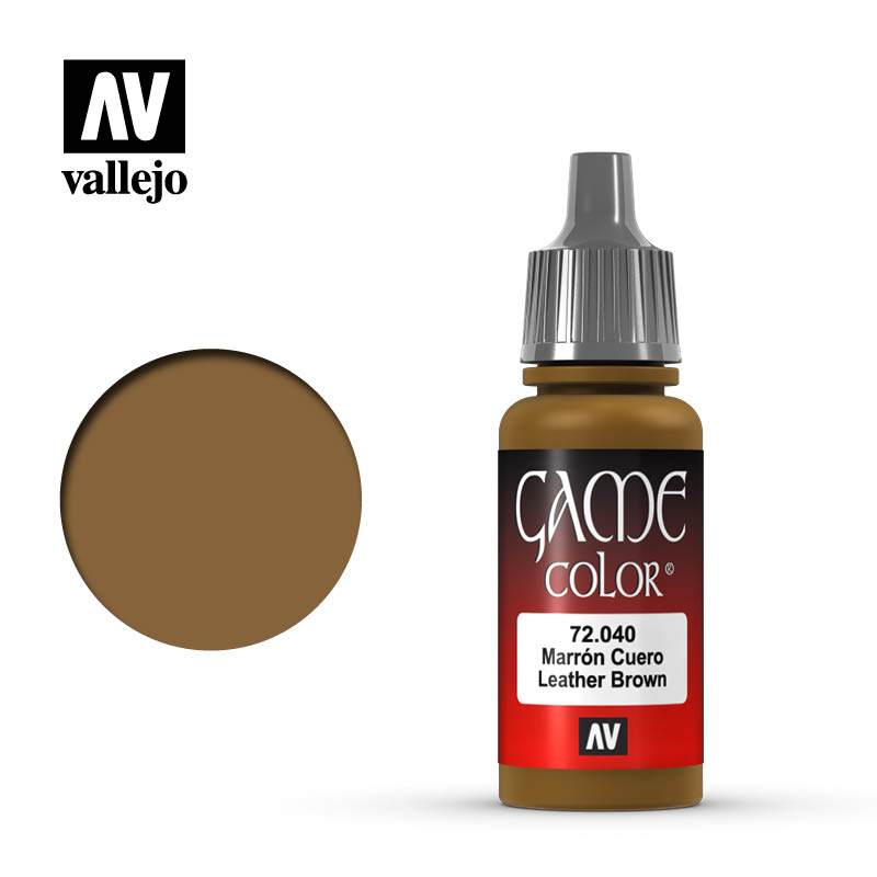 Leather Brown 18ml Vallejo Game Color 72040