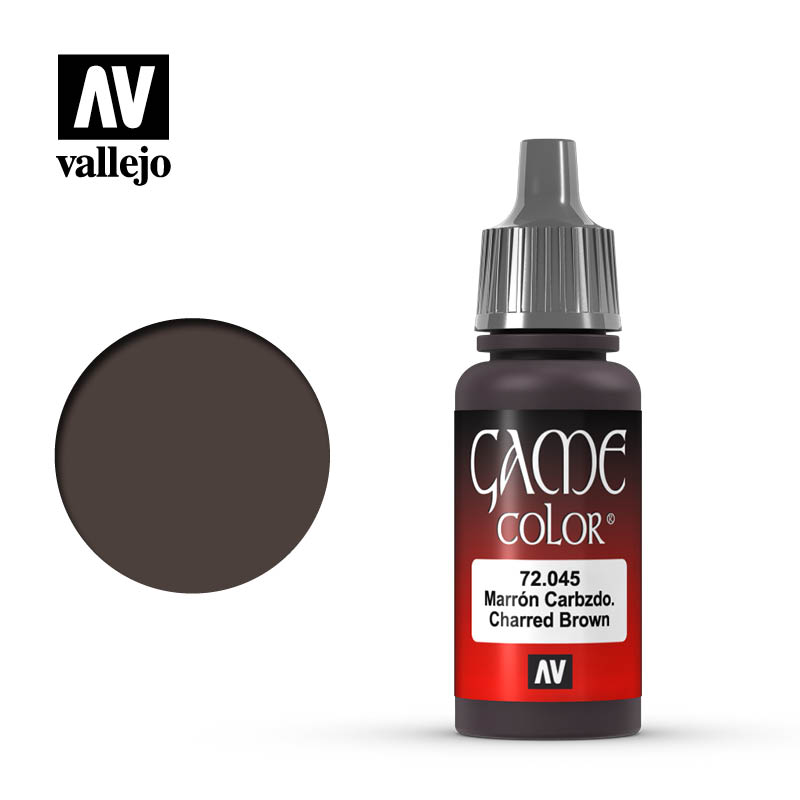 Charred Brown 18ml Vallejo Game Color 72045