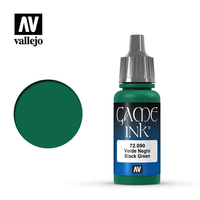 Black Green 18ml Vallejo Game Color 72090