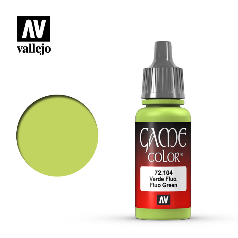 Fluorescent Green 18ml Vallejo Game Color 72104