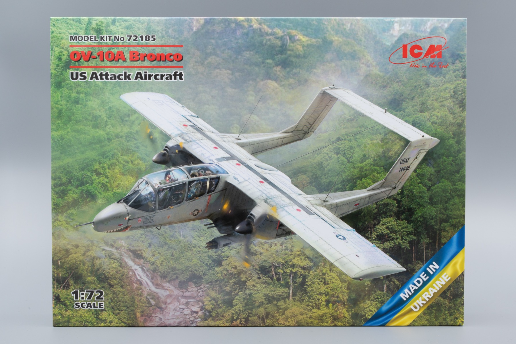 ICM72185 North-American/Rockwell OV-10А Bronco US Attack Aircraft, model kit