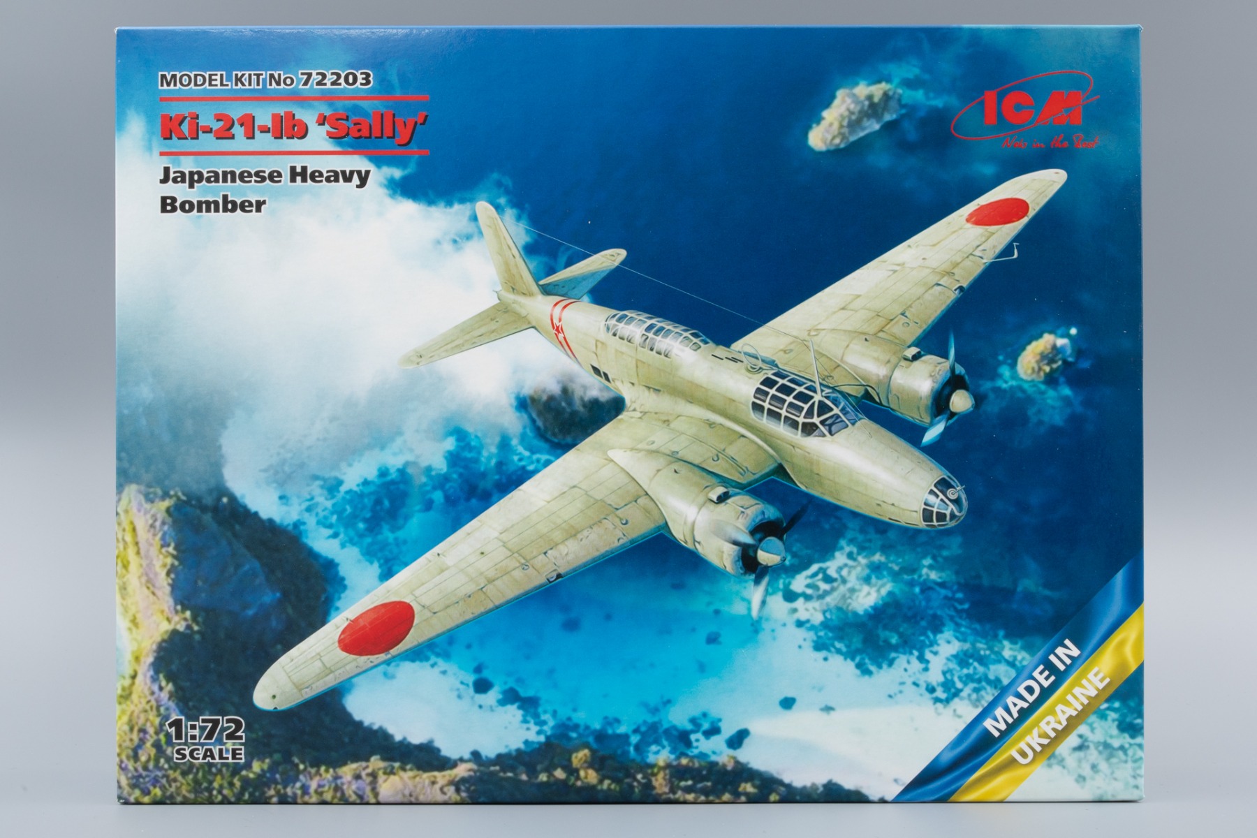 ICM72203 Mitsubishi Ki-21-Ib 'Sally', Japanese Heavy Bomber, model kit