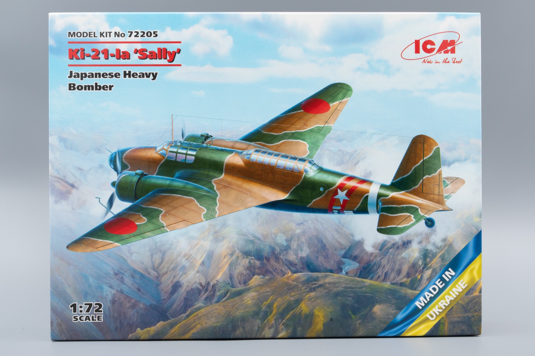ICM72205 Mitsubishi Ki-21-Ia 'Sally', Japanese Heavy Bomber, model kit