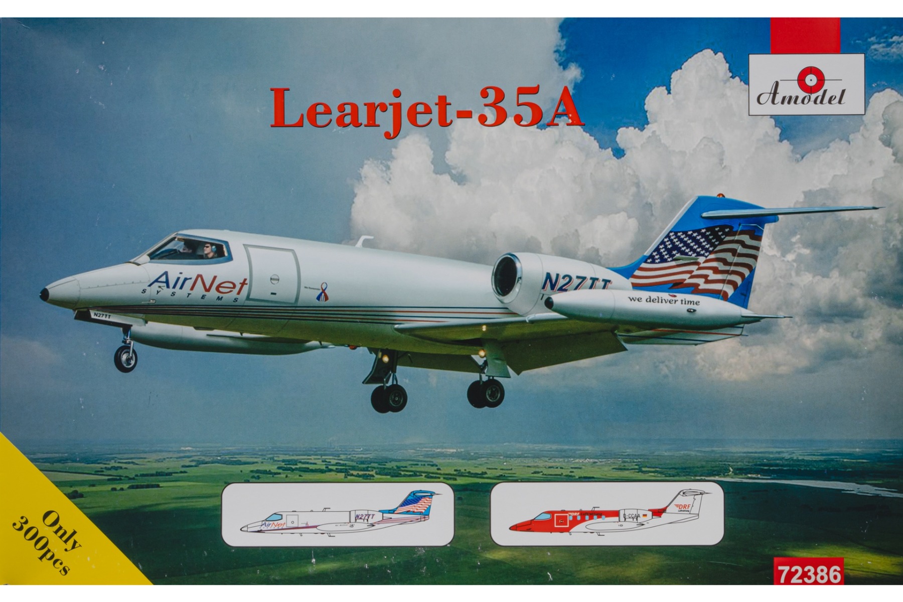 Amodel AMO72386 Learjet-35A, model kit