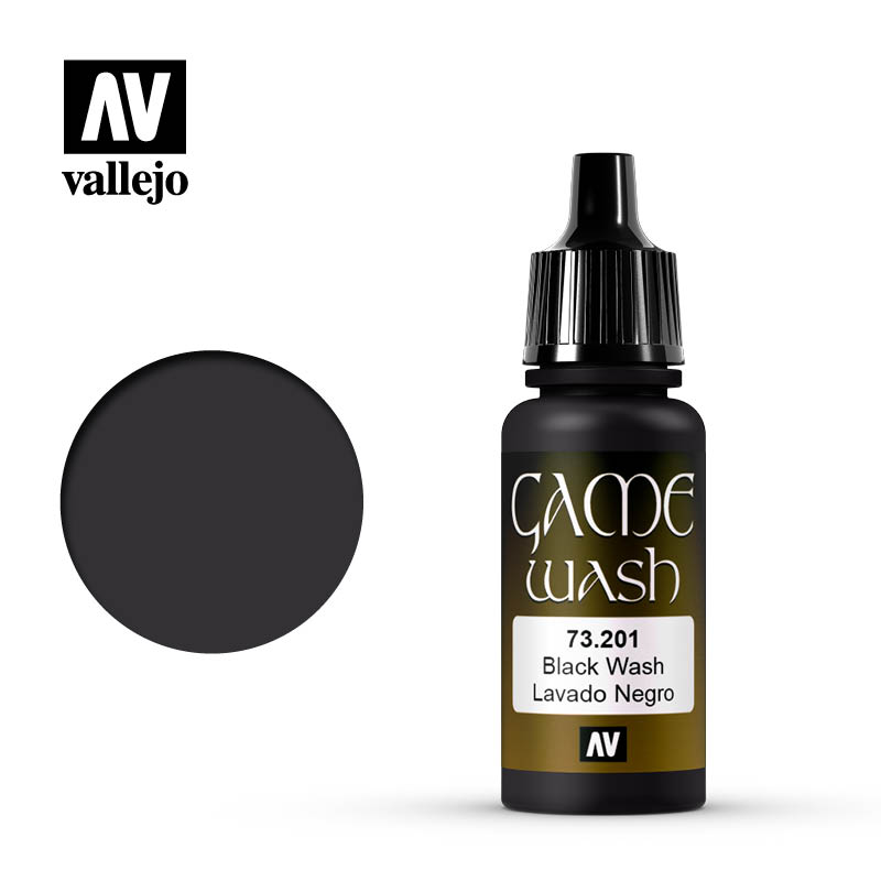 Black Wash 18ml Vallejo Game Color 73201