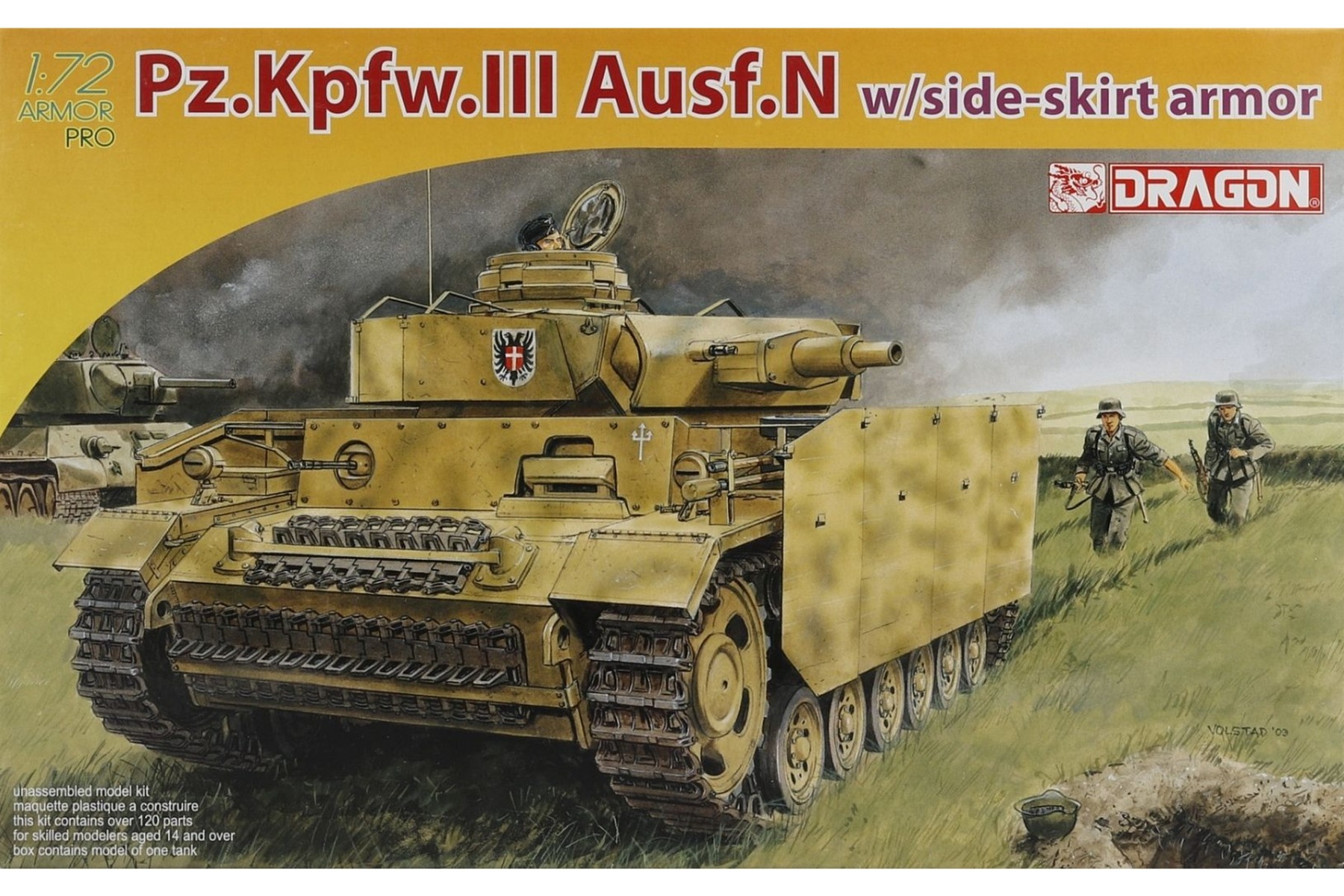 Dragon DRA07407 Pz.Kpfw. III Ausf. N w/side-skirt armor