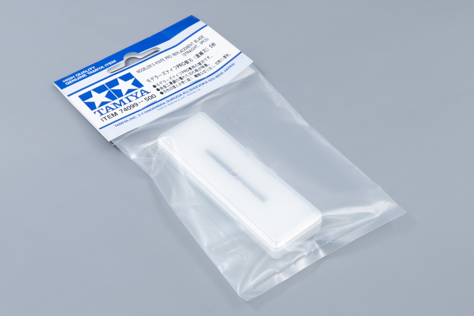 Tamiya TA74099 Modeler’s Knife Pro Replacement Blade (Straight) 5 Pcs