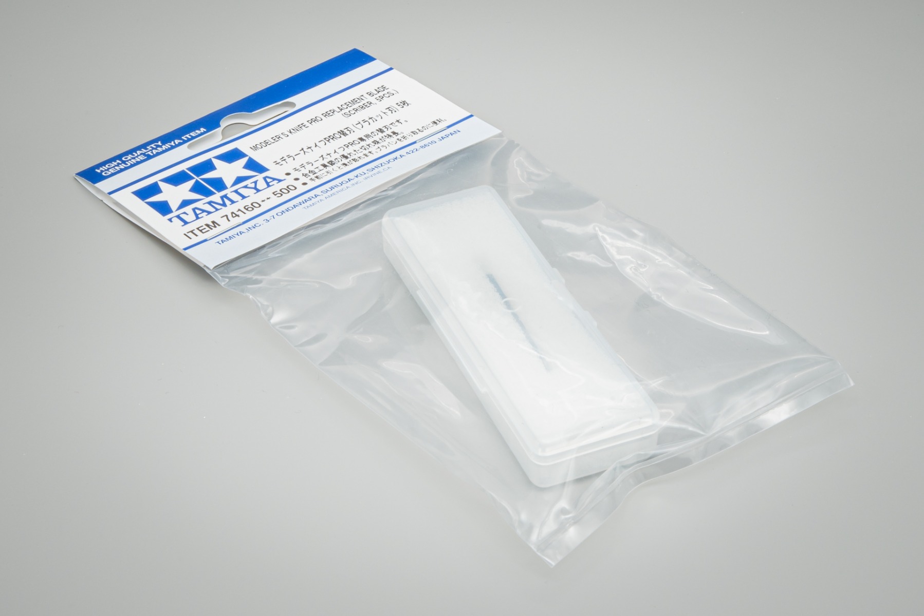 Tamiya TA74160 Modeler's Knife Pro Replacement Blade (Scriber, 5pcs), Craft Tools Series