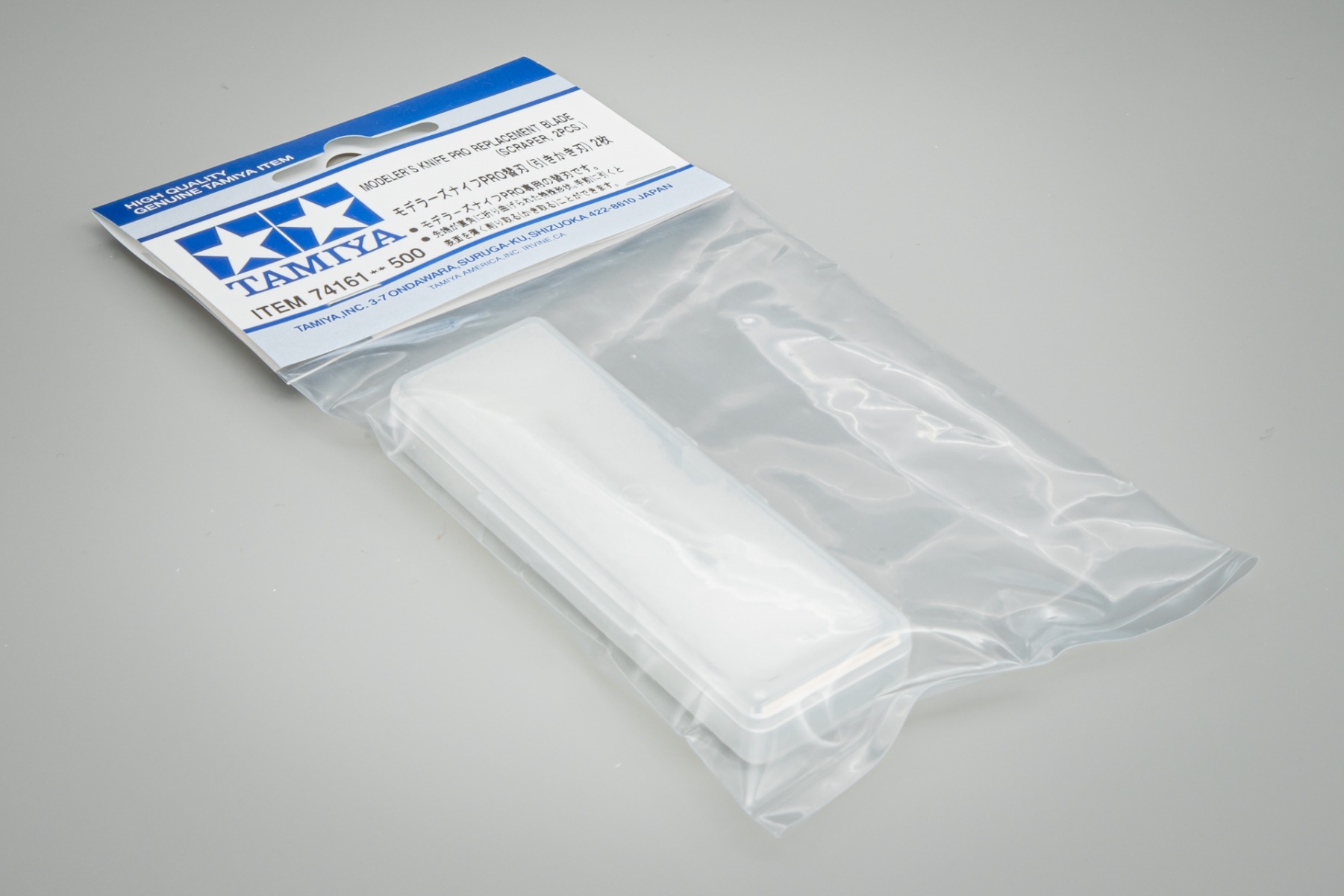Tamiya TA74161 Modeler's Knife Pro Replacement Blade (Scraper, 2pcs), Craft Tools Series