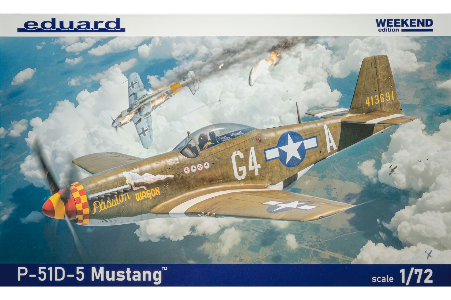 Eduard 7476 P-51D-5 Mustang, Weekend edition, model kit