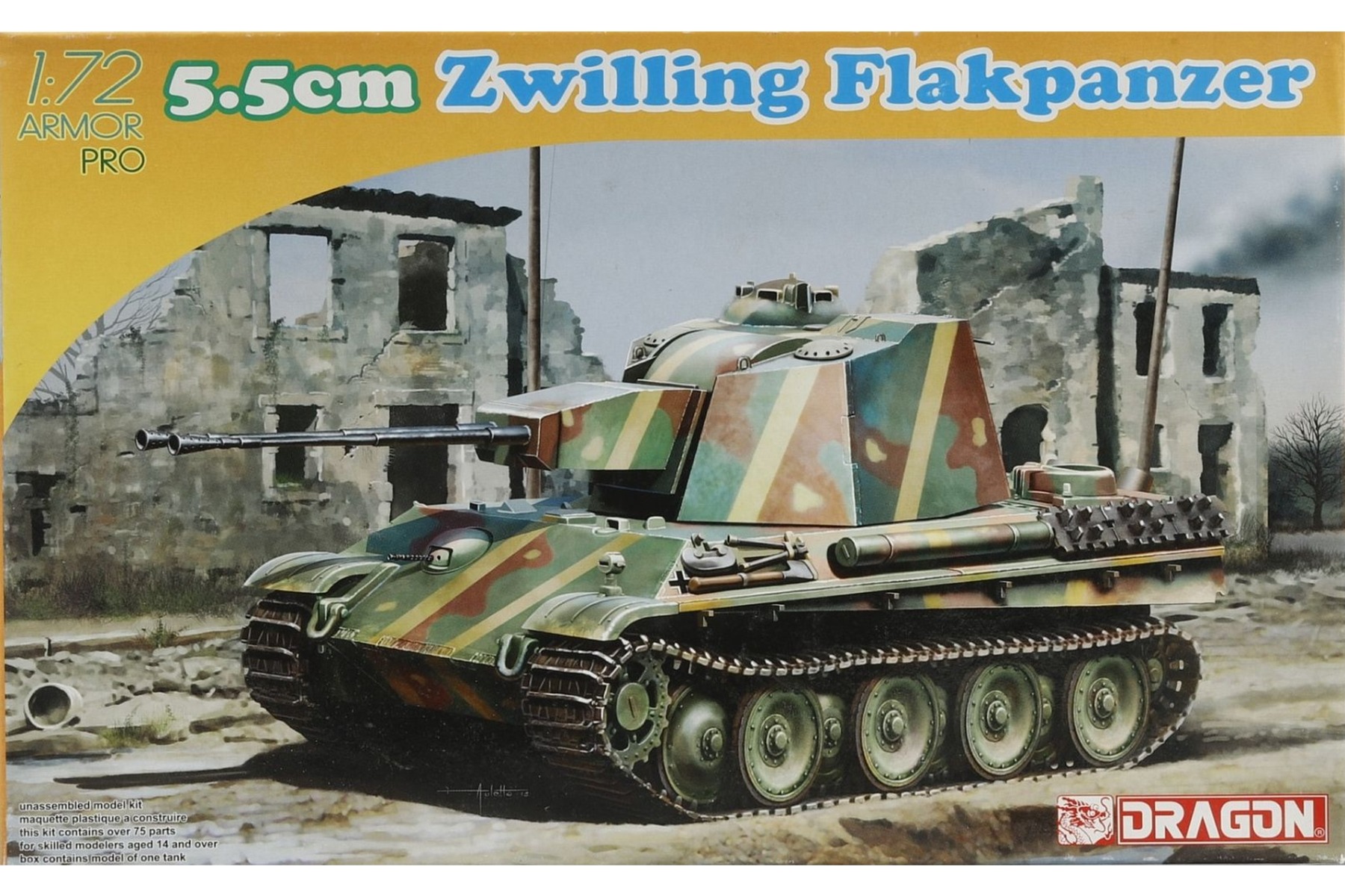 Dragon DRA07488 5.5cm Zwilling Flakpanzer