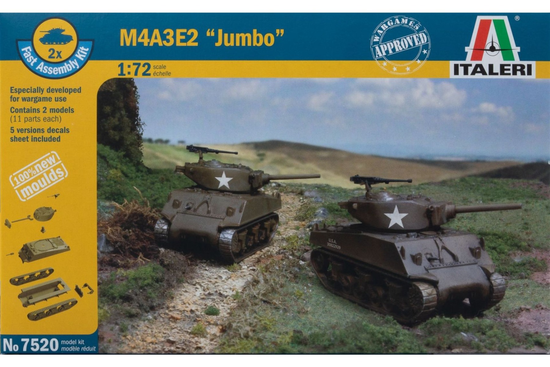 Italeri IT7520 M4A3E2 Sherman 