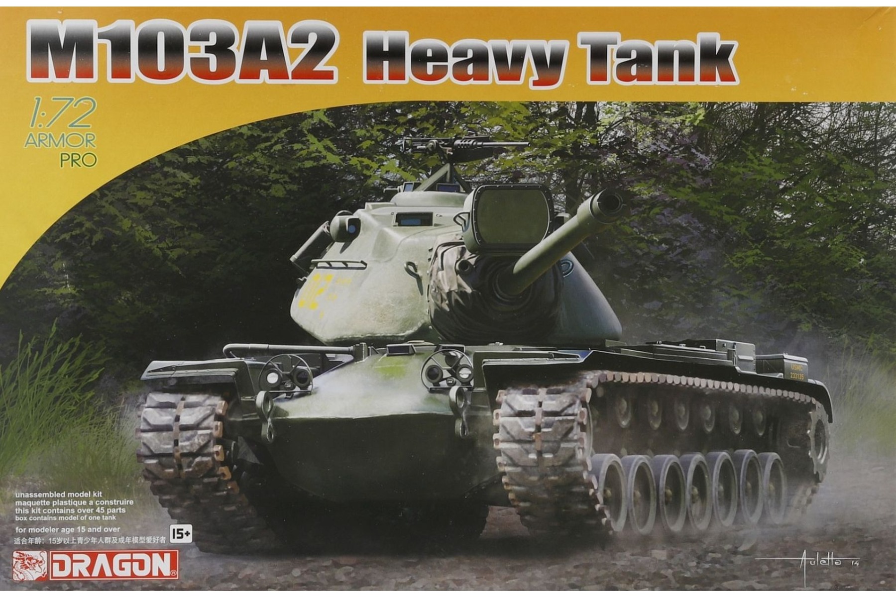 Dragon DRA07523 M103A2 Heavy Tank, model kit