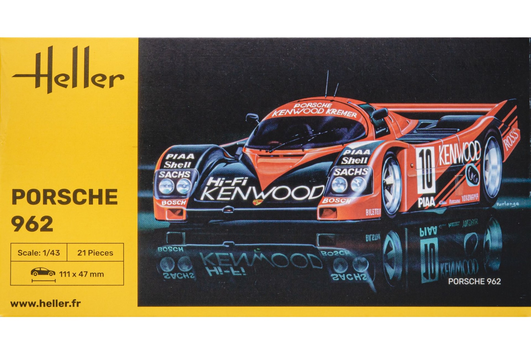 Heller HE80109 Porsche 962, model kit