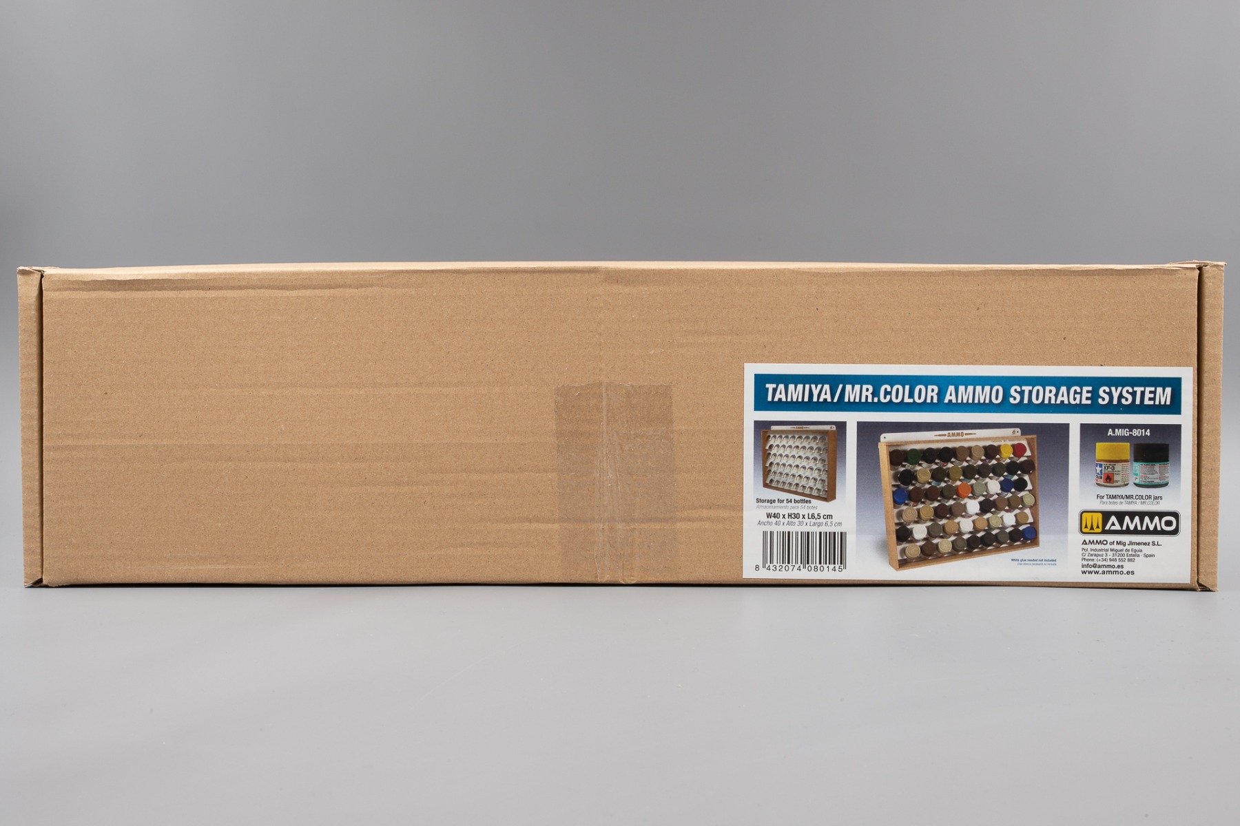 A.MIG-8014 Tamiya/Mr Color Storage System For 54 bottles of 34mm wide