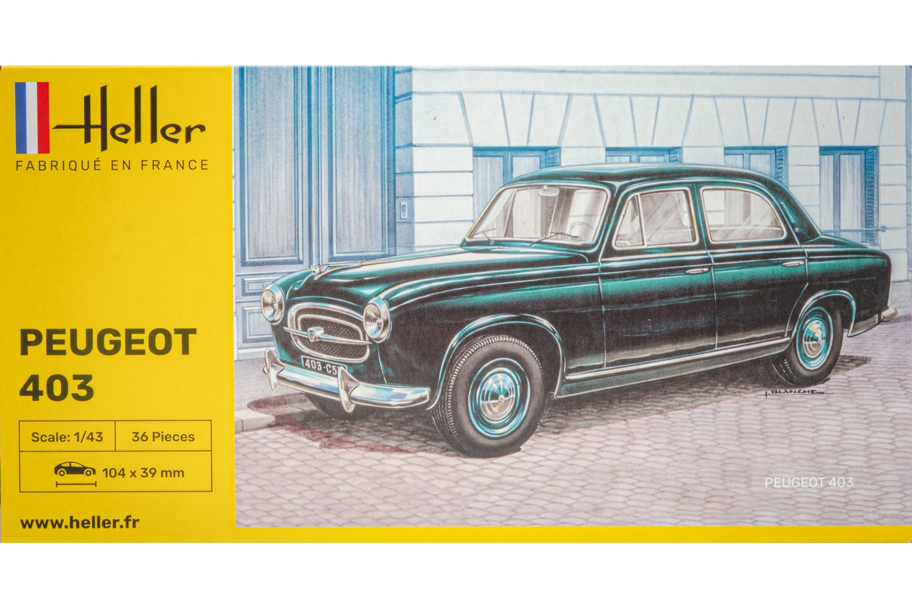 Heller HE80161 Peugeot 403, model kit