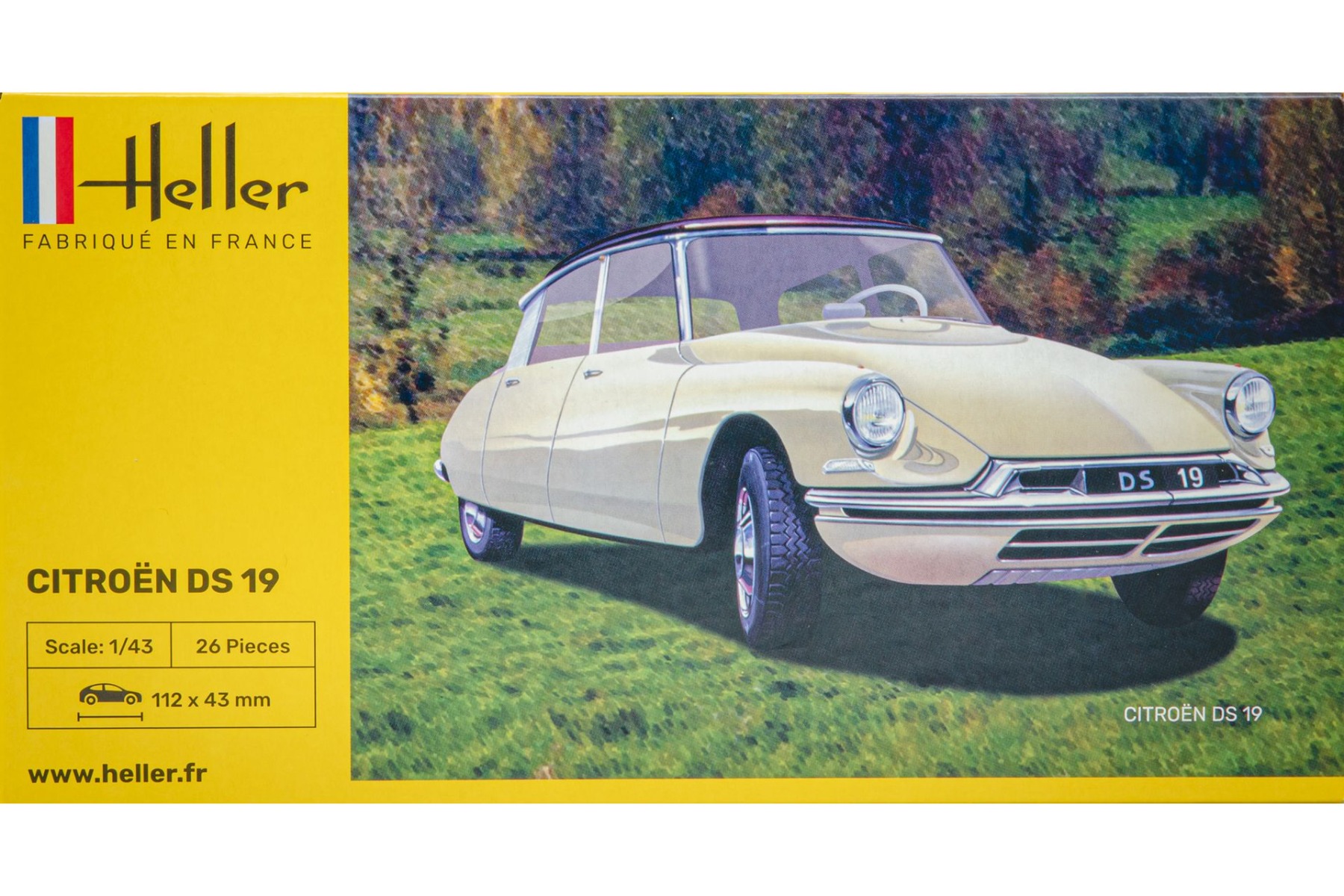 Heller HE80162 Citroën DS 19, model kit