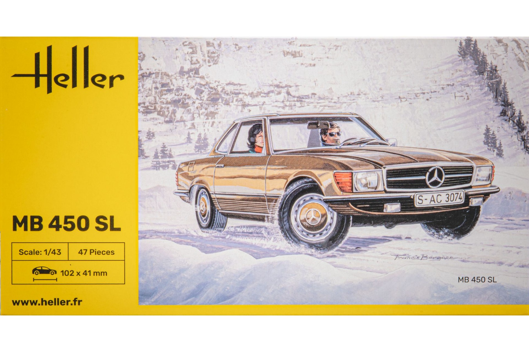 Heller HE80171 Mercedes-Benz 450SL, model kit