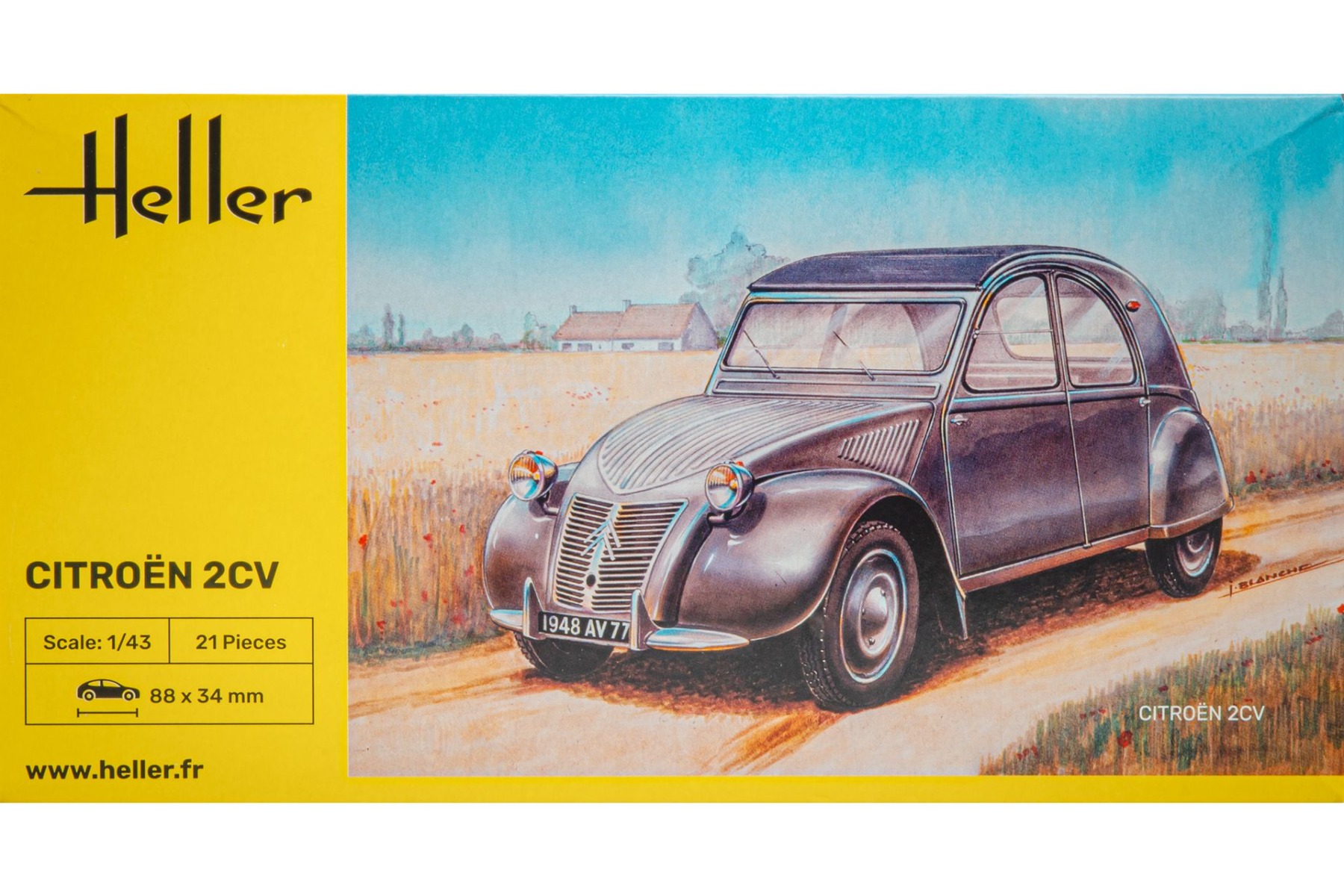 Heller HE80175 Citroën 2CV, model kit