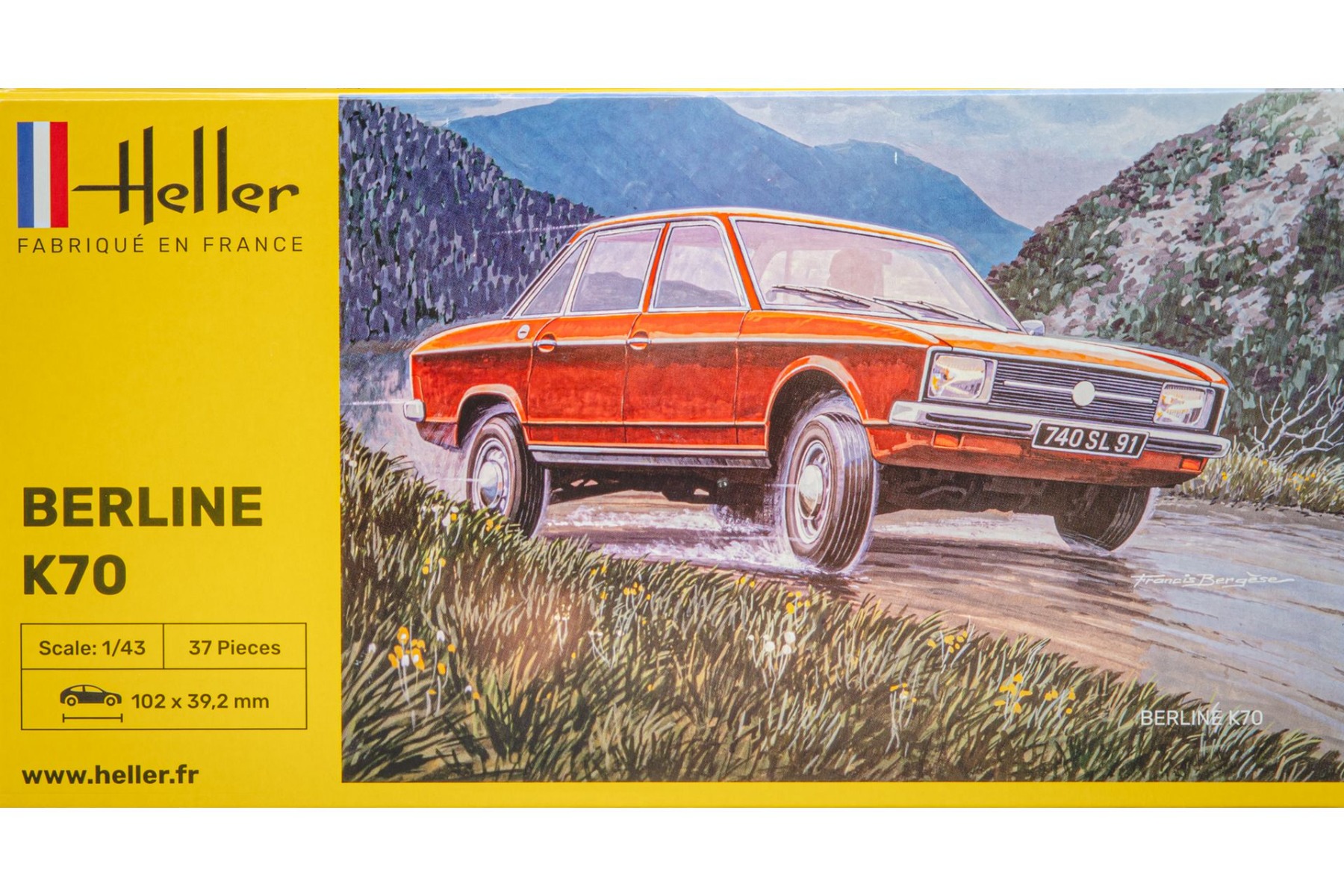 Heller HE80176 Berline K70, model kit