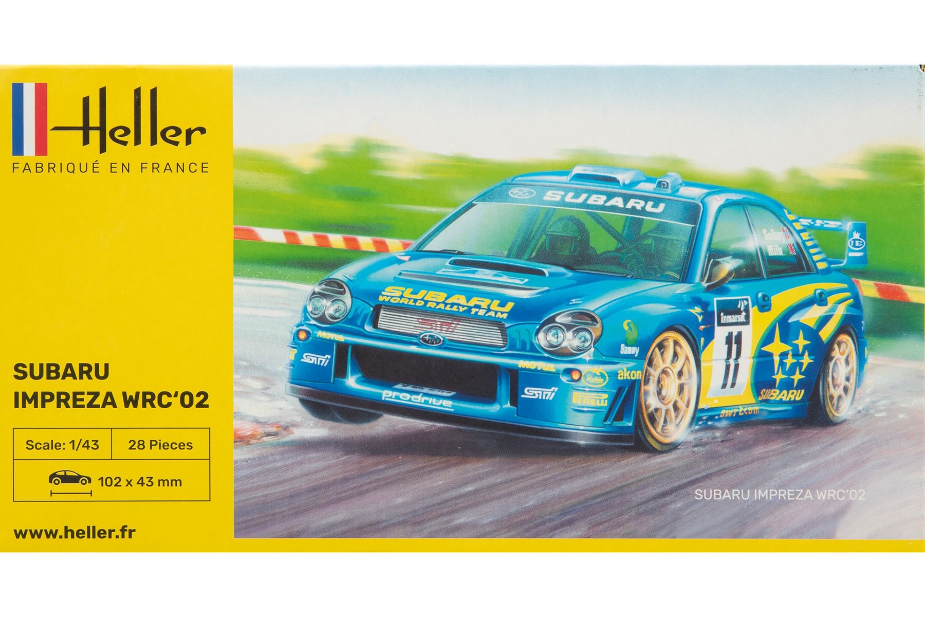 Heller HE80199 Subaru Impreza WRC'02, model kit