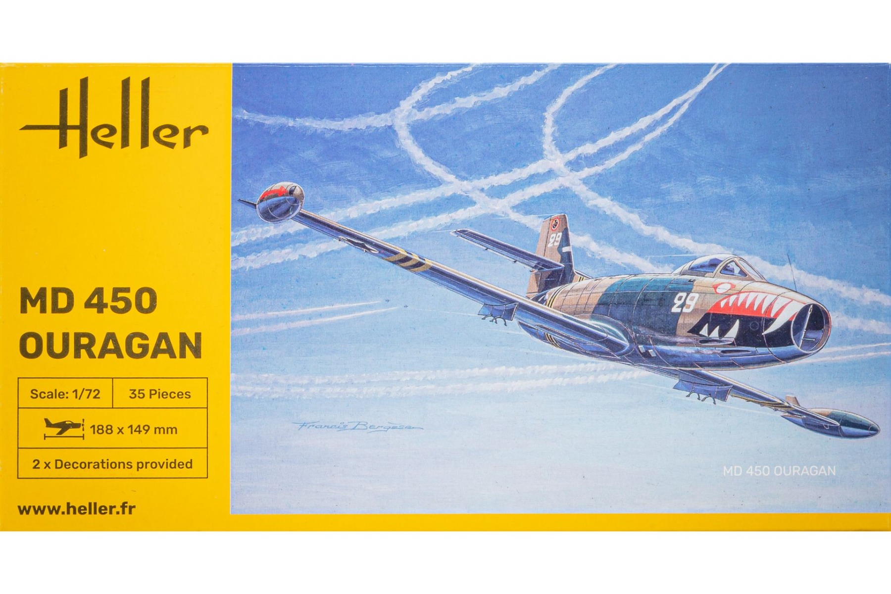Heller HE80201 MD 450 Ouragan, model kit
