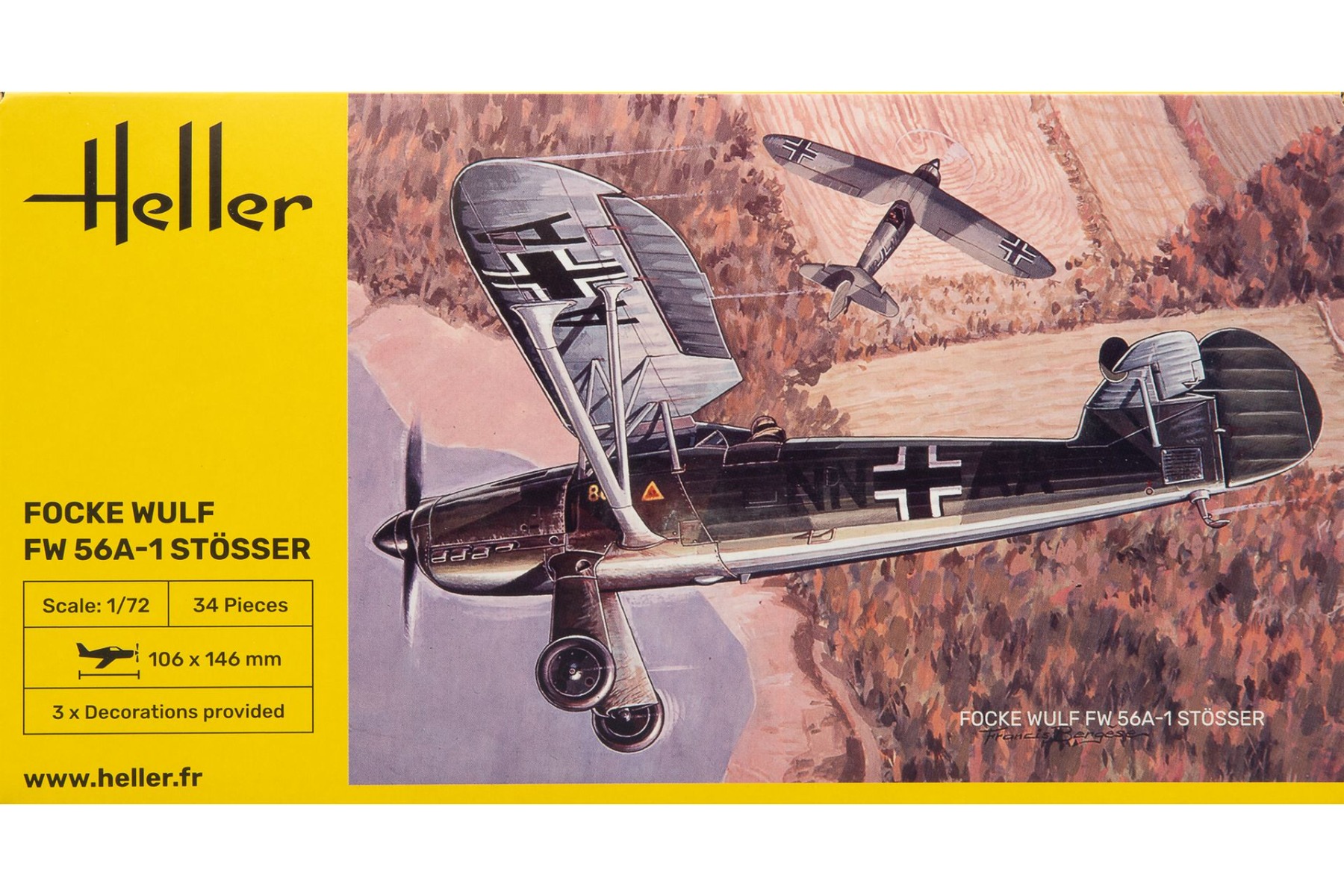 Heller HE80238 Focke Wulf Fw 56A-1 Stösser, model kit