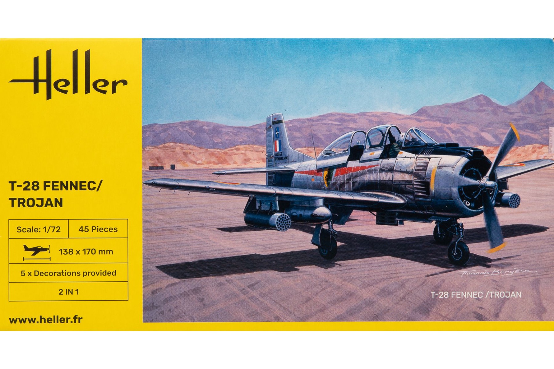 Heller HE80279 T-28 Fennec/Trojan, model kit