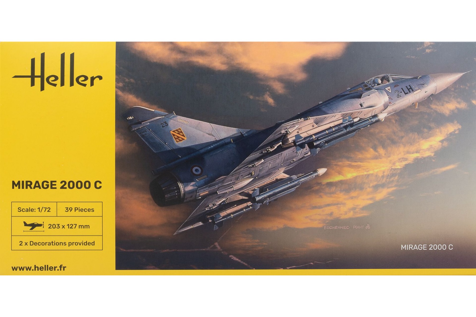 Heller HE80303 Mirage 2000C, model kit