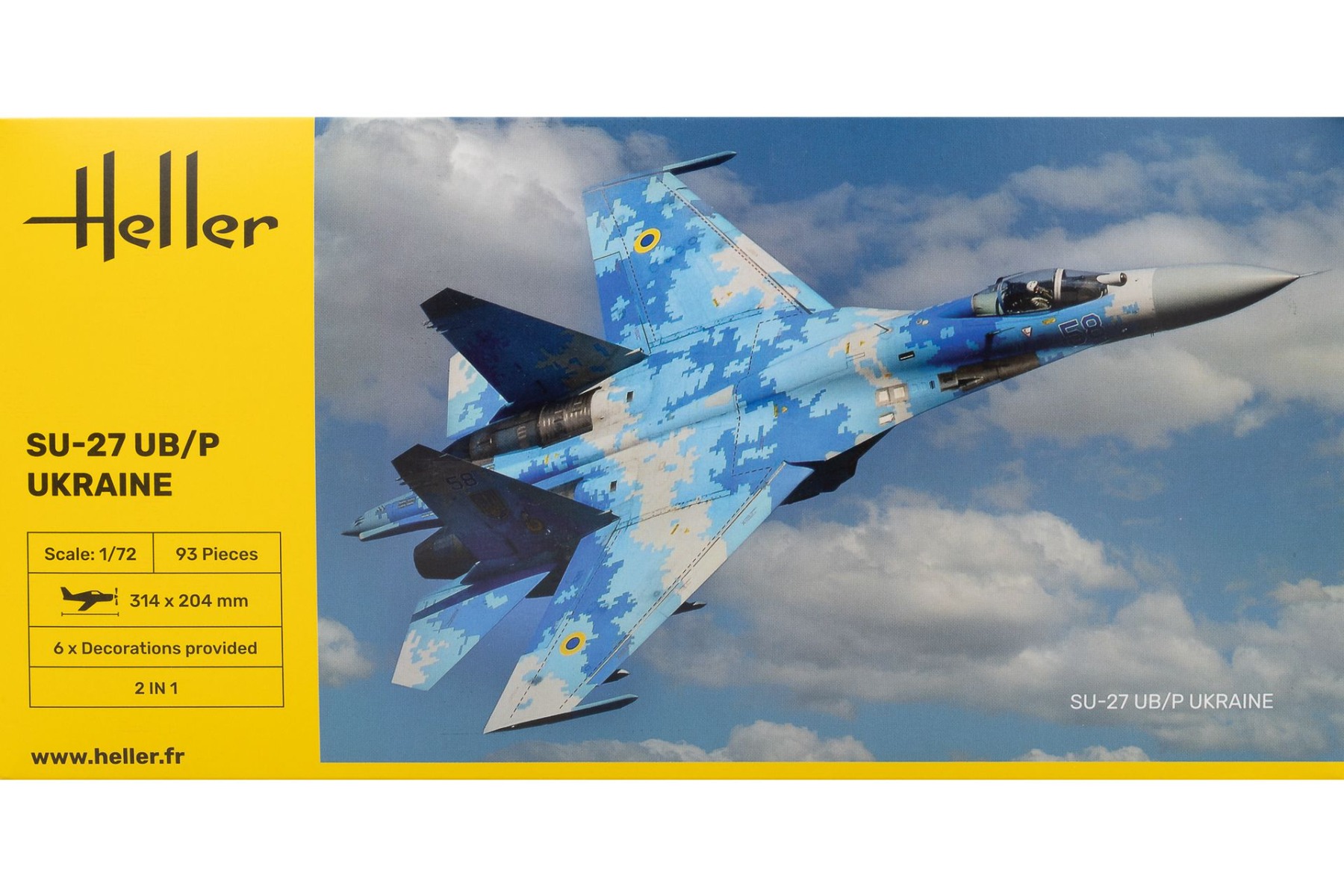 Heller HE80371 Su-27 UB/P Ukraine, model kit