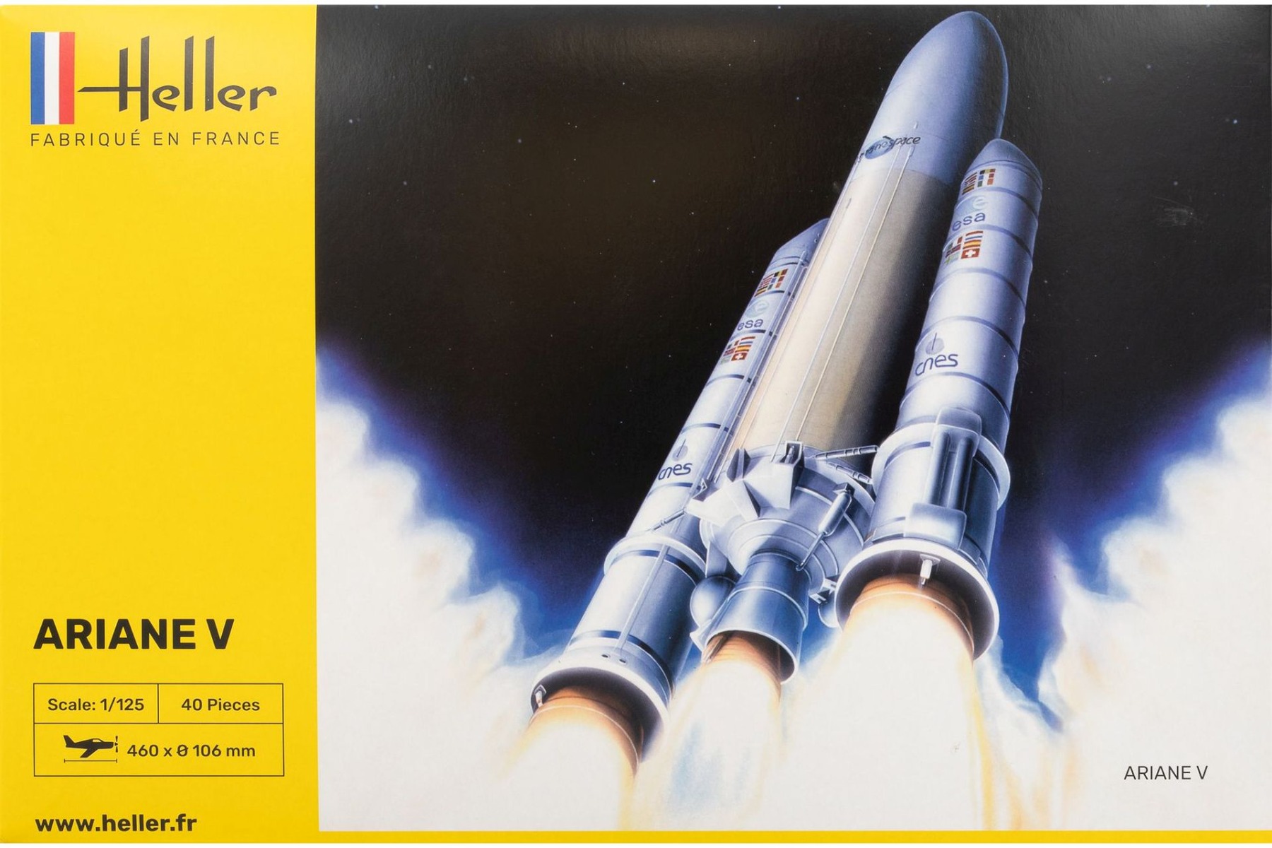 Heller HE80441 Ariane V, model kit