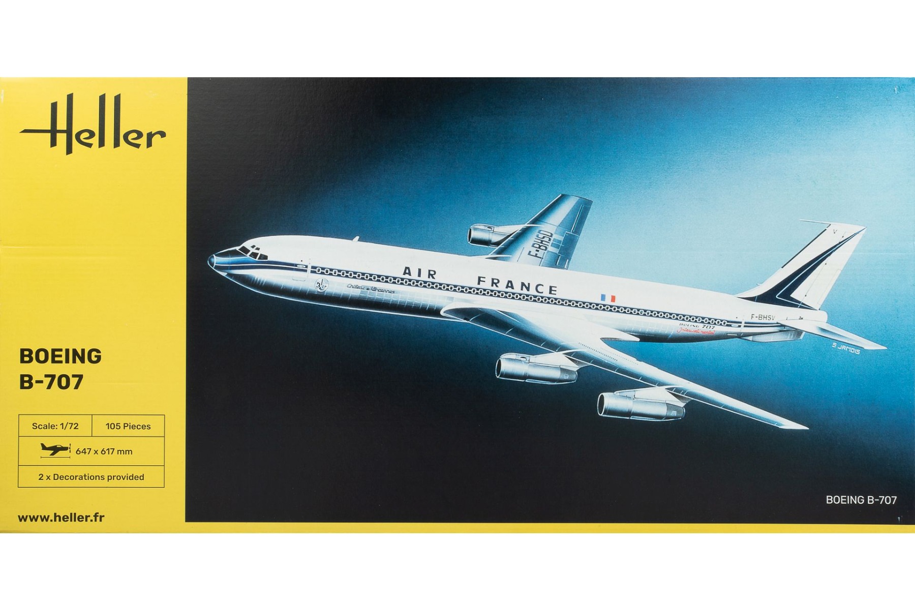 Heller HE80452 Boeing B-707, model kit