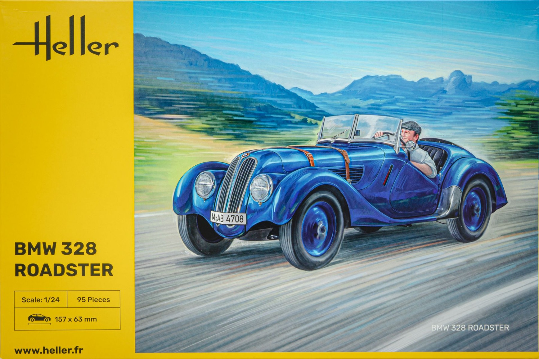Heller HE80701 BMW 328 Roadster, model kit