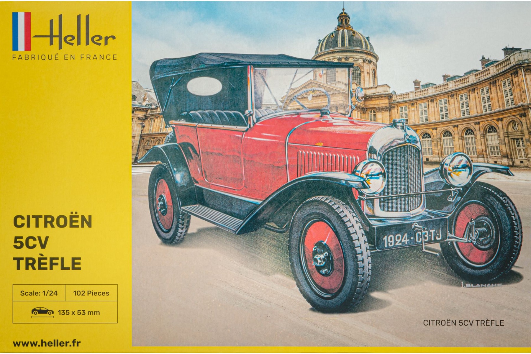 Heller HE80702 Citroën 5CV Trefle, model kit