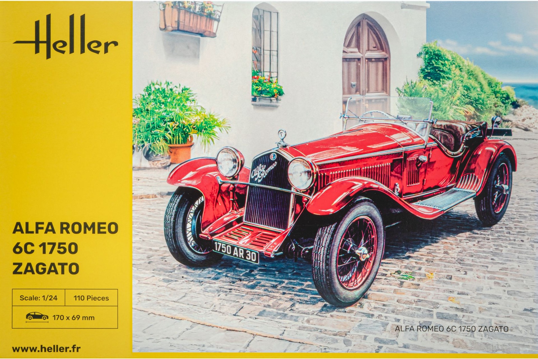 Heller HE80715 Alfa Romeo 6C 1750 Zagato, model kit